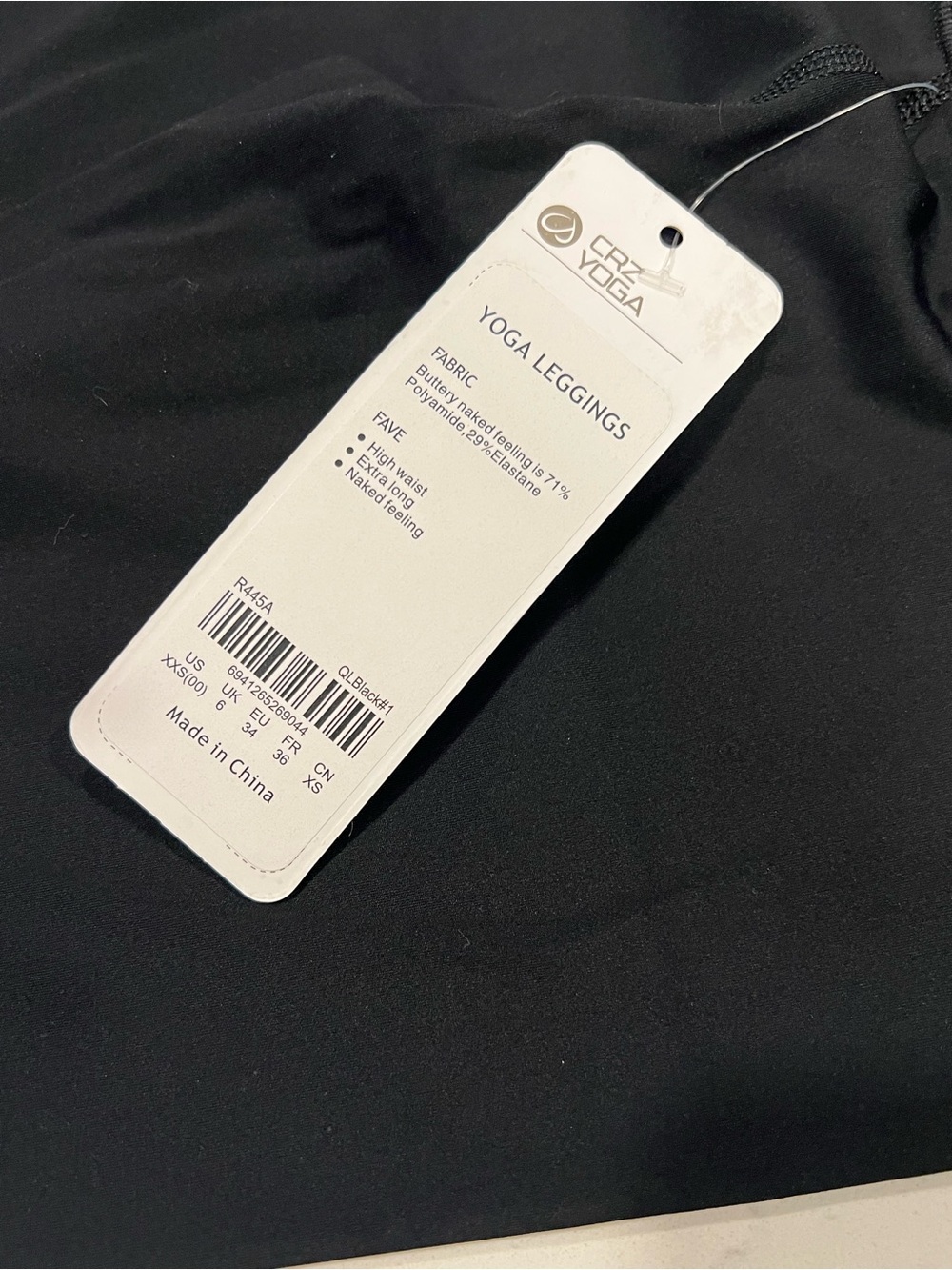 CRZ YOGA Black High-Waist Yoga Leggings - Picture 5 of 9